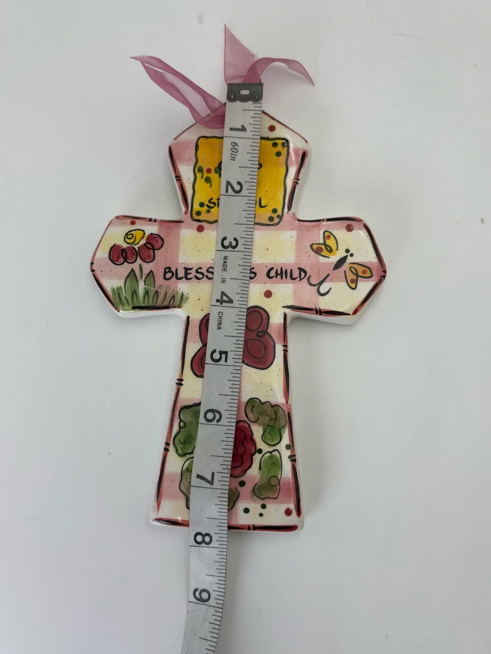 Sweet “Girls Are Special”  Sentiment Cross with “Bless This Child”